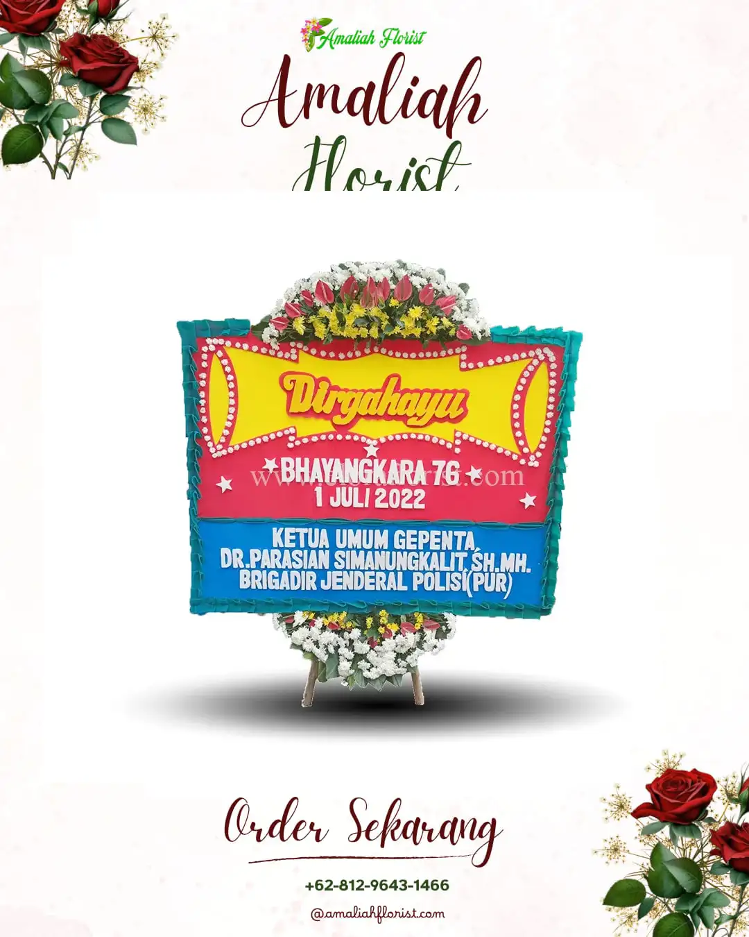 Papan Bunga HUT Ulang Tahun Jedongcangkring